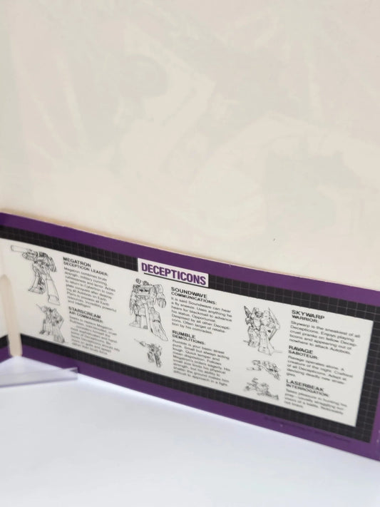 1984 Mead Transformers Portfolio - Jazz/Starscream - Kang's Collectibles