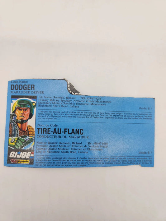 Dodger File Card - Kang's Collectibles