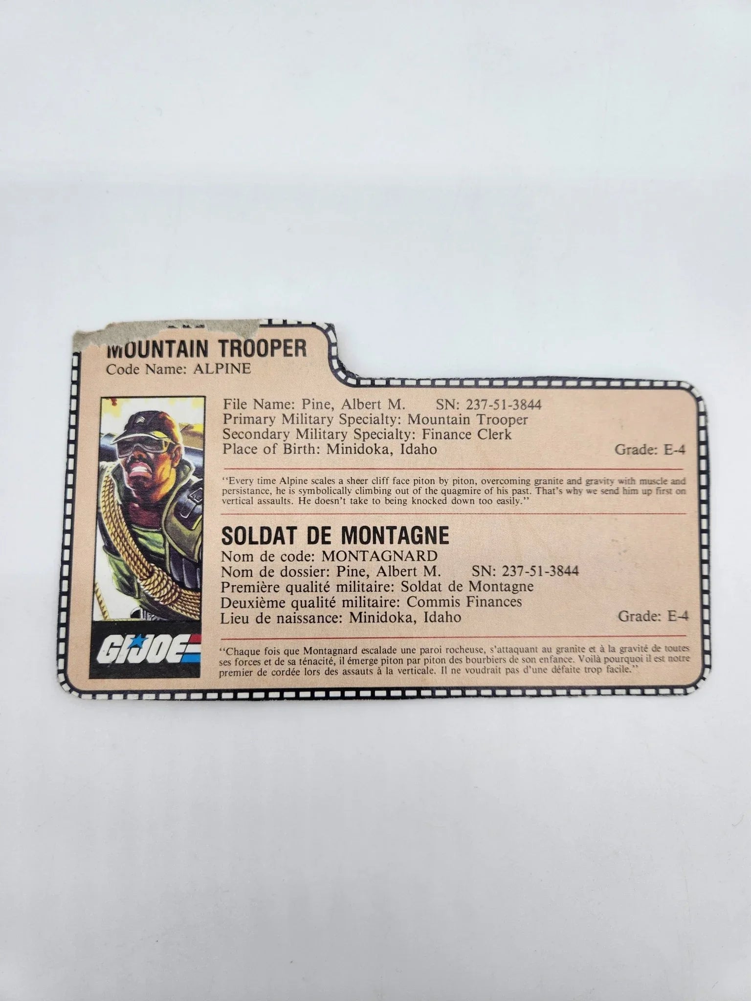 Alpine File Card - Kang's Collectibles