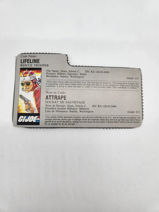 Lifeline File Card - Kang's Collectibles