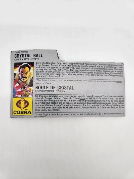 Crystal Ball File Card - Kang's Collectibles