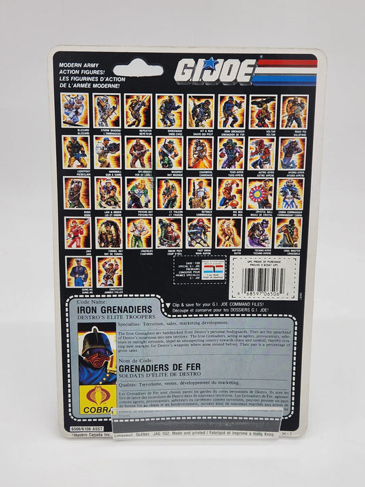 GI Joe - Iron Grenadiers - MOC (Canadian) - Kang's Collectibles