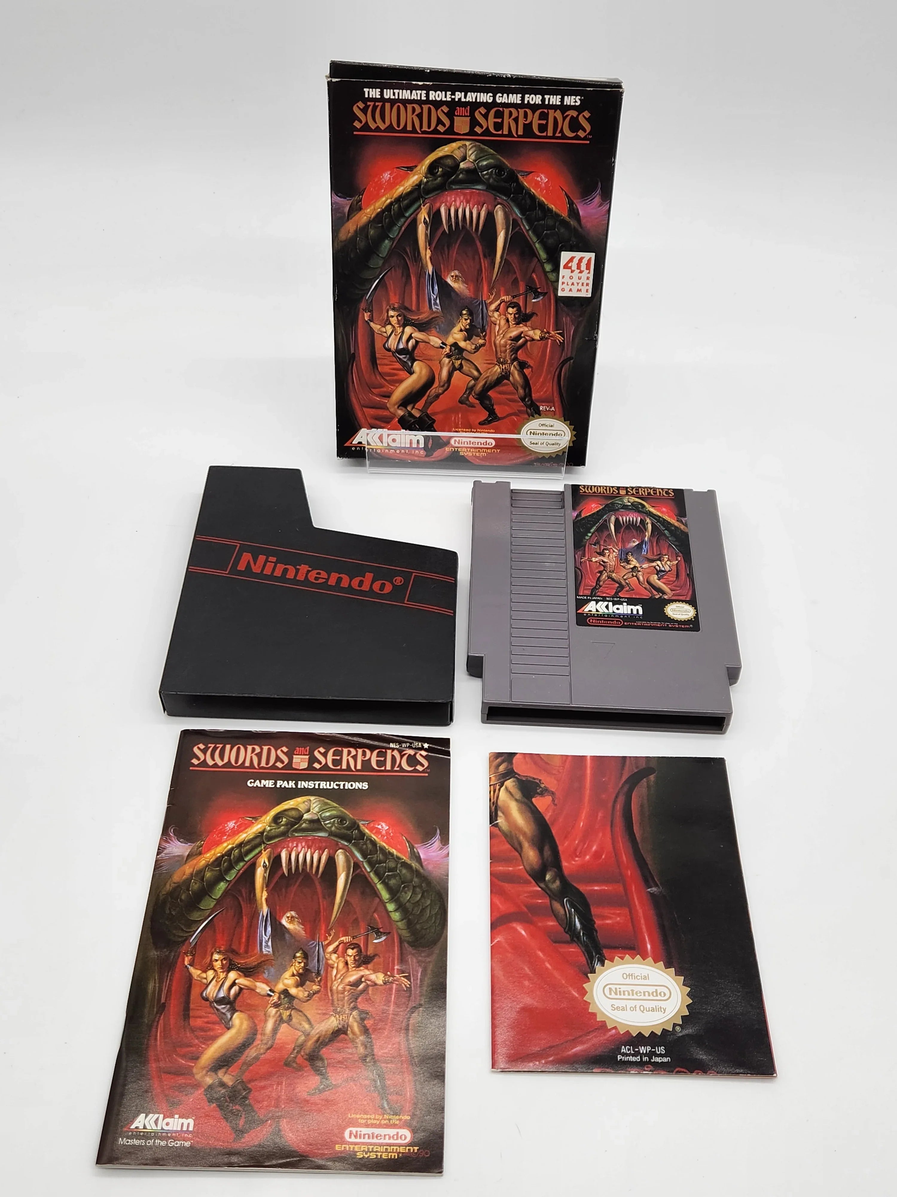 Swords & Serpents CIB - NES - Kang's Collectibles