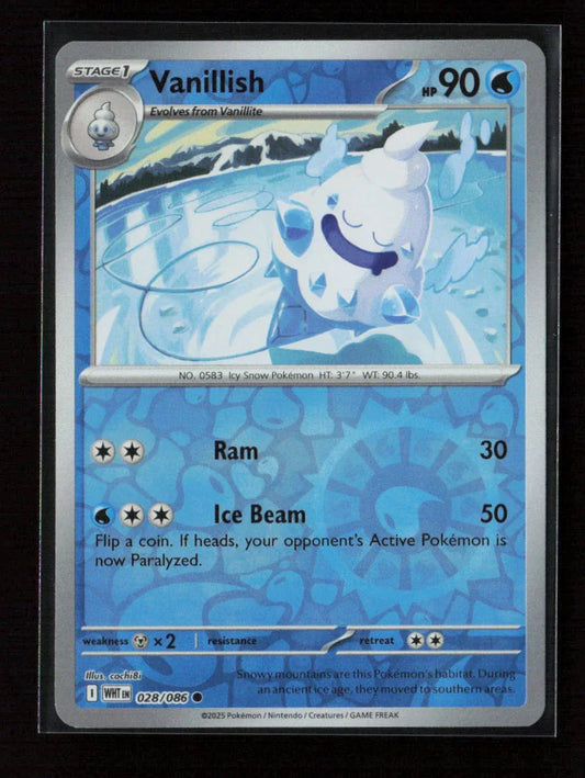 Vanillish Common SV: White Flare 028/086 NM - Kang's Collectibles