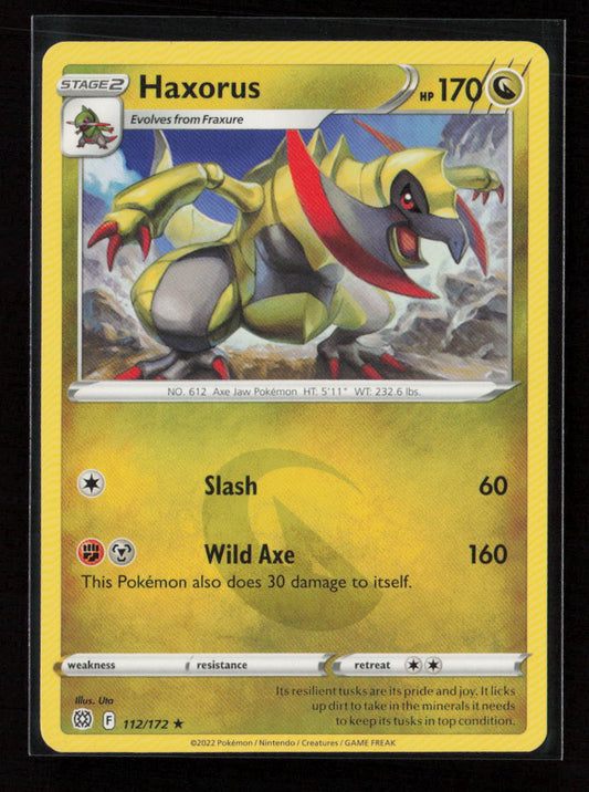 Haxorus Rare SWSH09: Brilliant Stars 112/172 LP