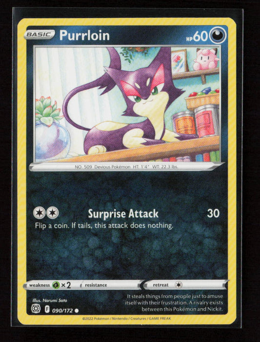 Purrloin Common SWSH09: Brilliant Stars 090/172 LP