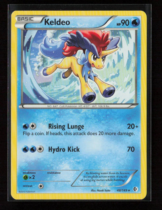 Keldeo (48) Rare Boundaries Crossed 48/149 LP - Kang's Collectibles