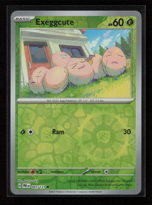 Exeggcute Common SV: Prismatic Evolutions 001/131 NM - Kang's Collectibles