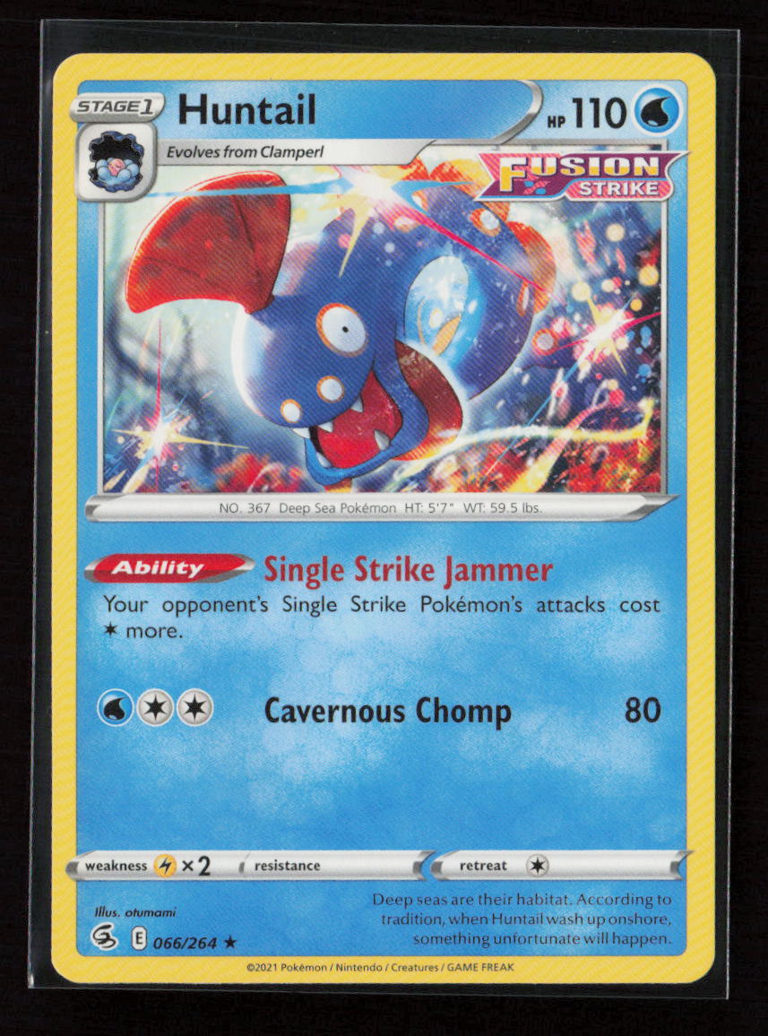 Huntail Rare SWSH08: Fusion Strike 066/264 LP