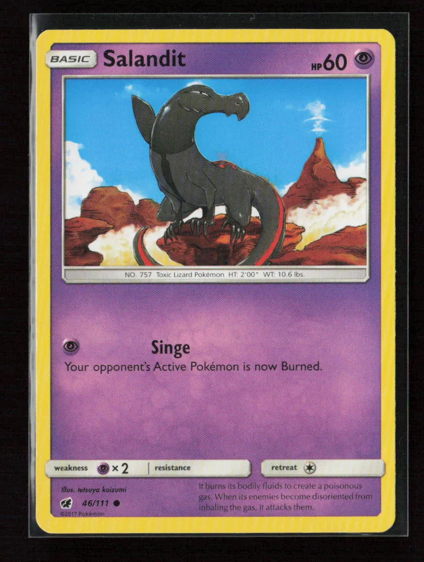 Salandit Common SM - Crimson Invasion 46/111 LP - Kang's Collectibles
