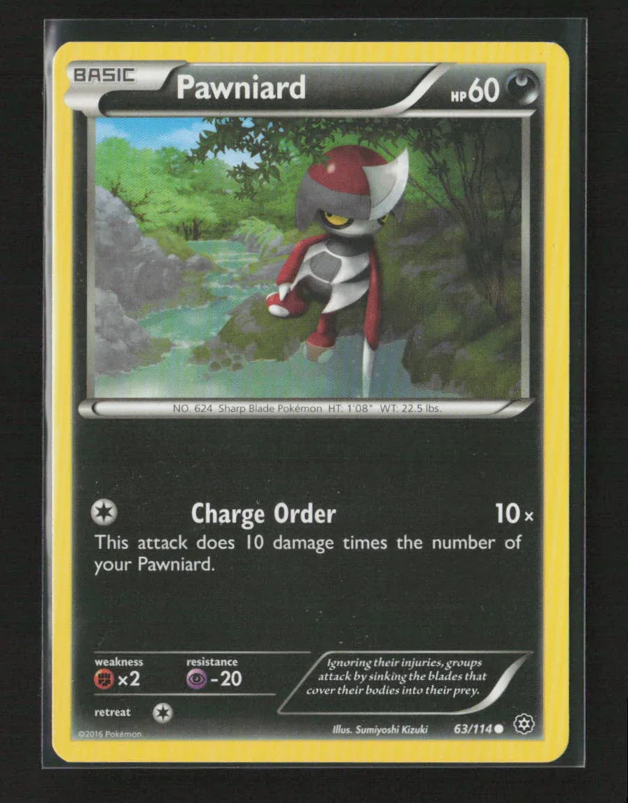 Pawniard Common XY - Steam Siege 63/114 LP - Kang's Collectibles