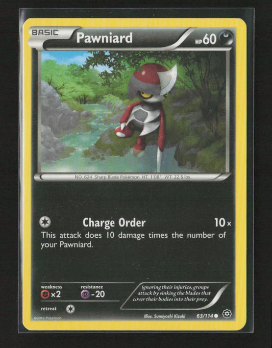 Pawniard Common XY - Steam Siege 63/114 LP - Kang's Collectibles