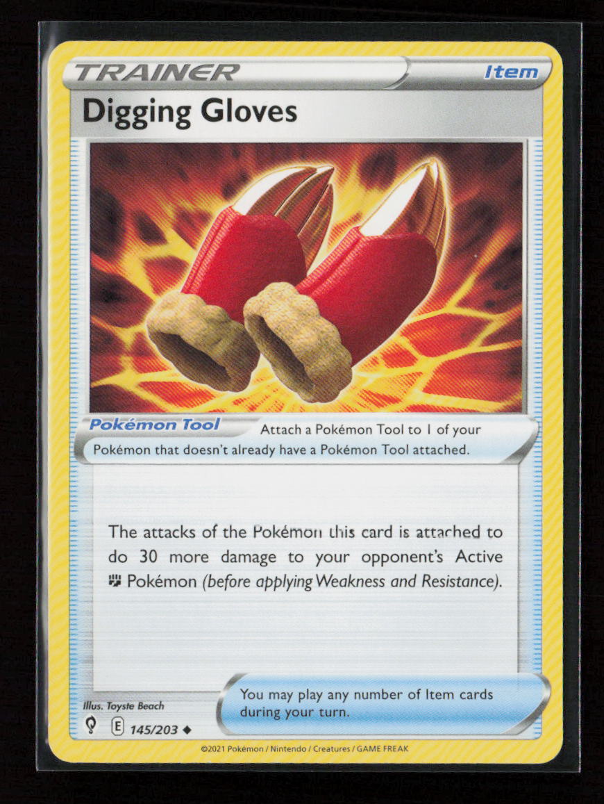 Digging Gloves Uncommon SWSH07: Evolving Skies 145/203 LP