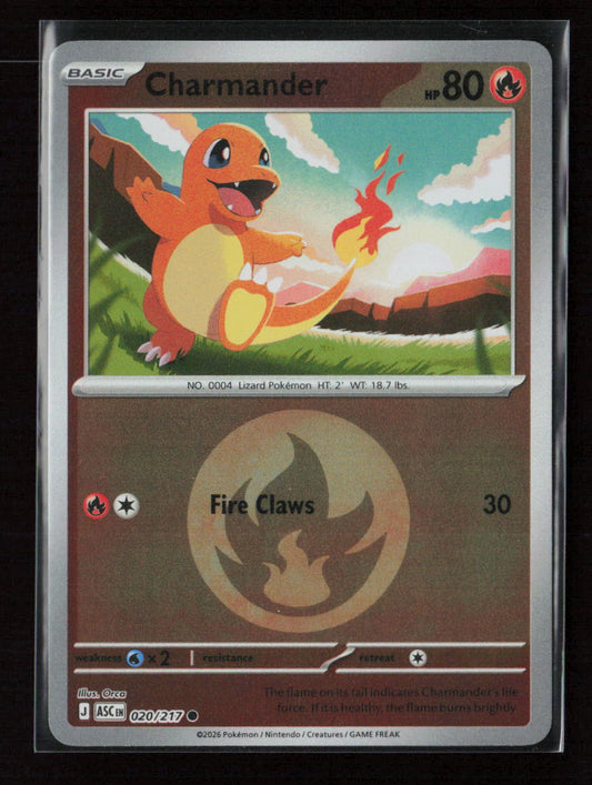 Charmander (Energy Symbol Pattern) Common ME: Ascended Heroes 020/217 NM