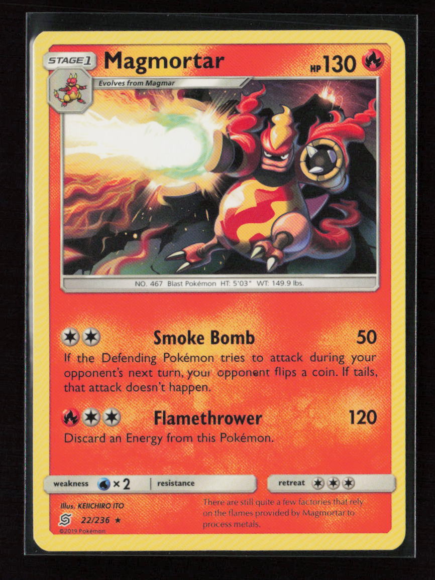 Magmortar Rare SM - Unified Minds 22/236 LP