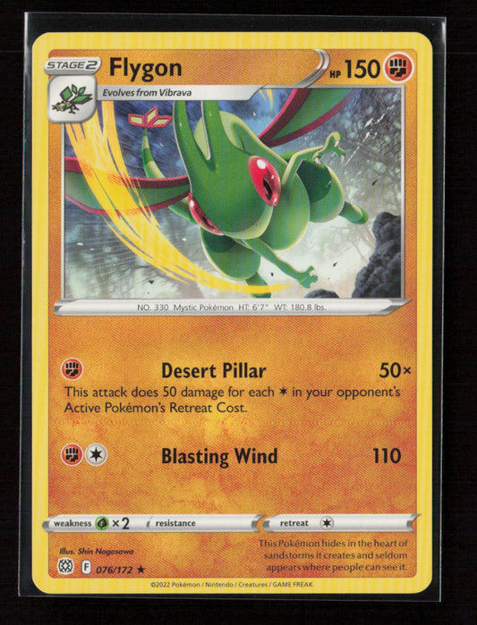 Flygon Rare SWSH09: Brilliant Stars 076/172 LP