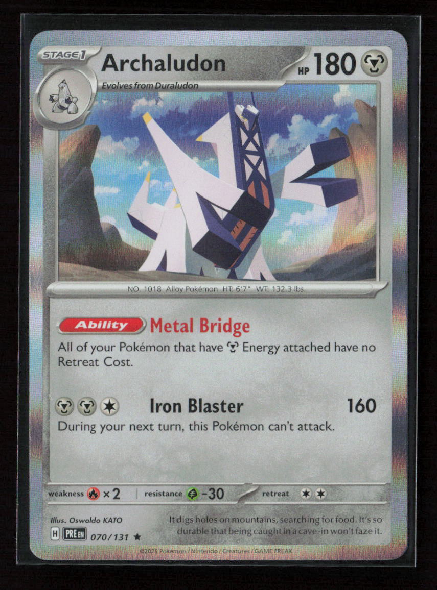 Archaludon Rare SV: Prismatic Evolutions 070/131 NM