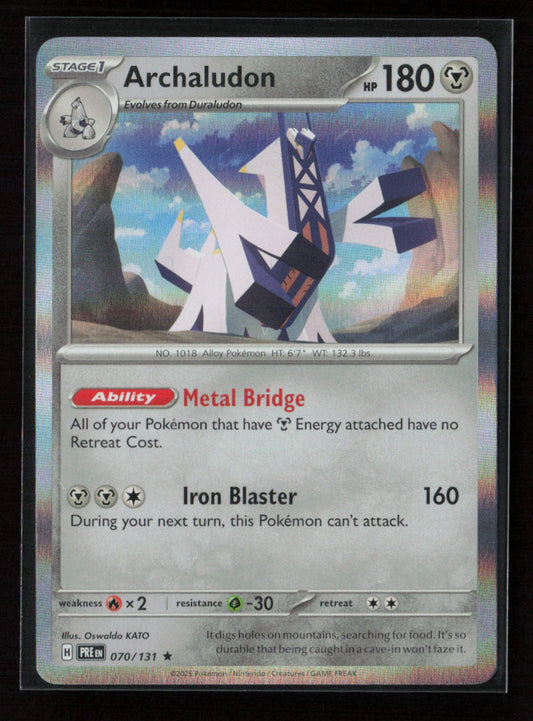 Archaludon Rare SV: Prismatic Evolutions 070/131 NM