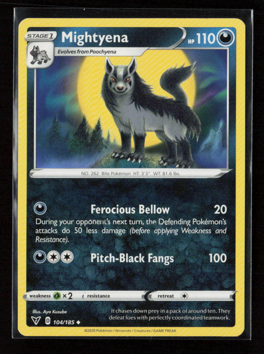 Mightyena Uncommon SWSH04: Vivid Voltage 104/185 LP