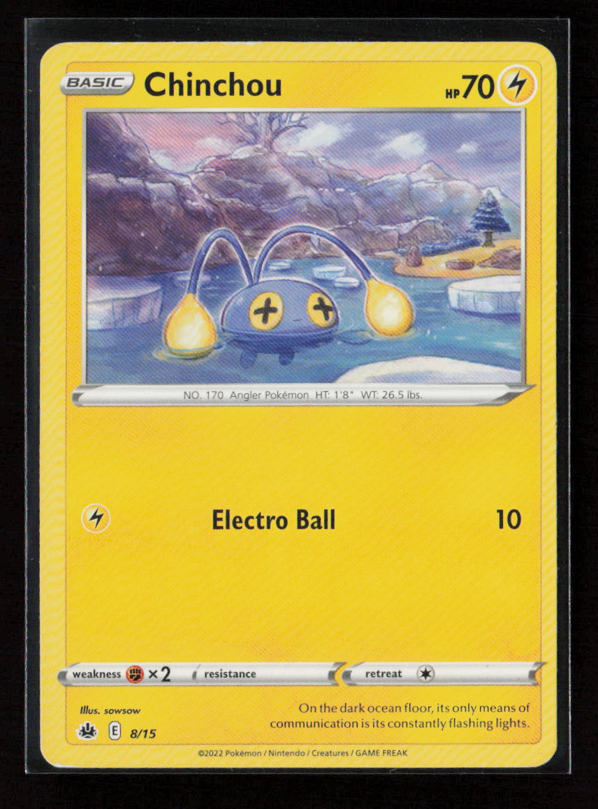 Chinchou - 8/15 Promo McDonald's Promos 2022 008/015 LP