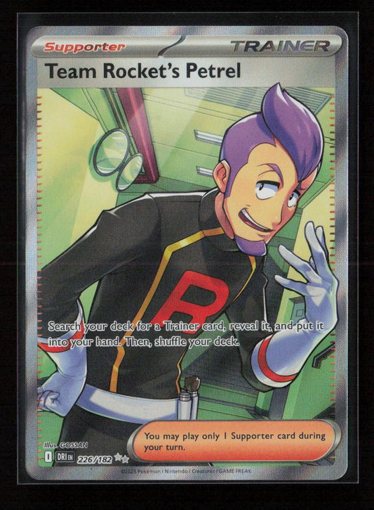 Team Rocket's Petrel - Ultra Rare SV10: Destined Rivals 226/182 NM - Kang's Collectibles