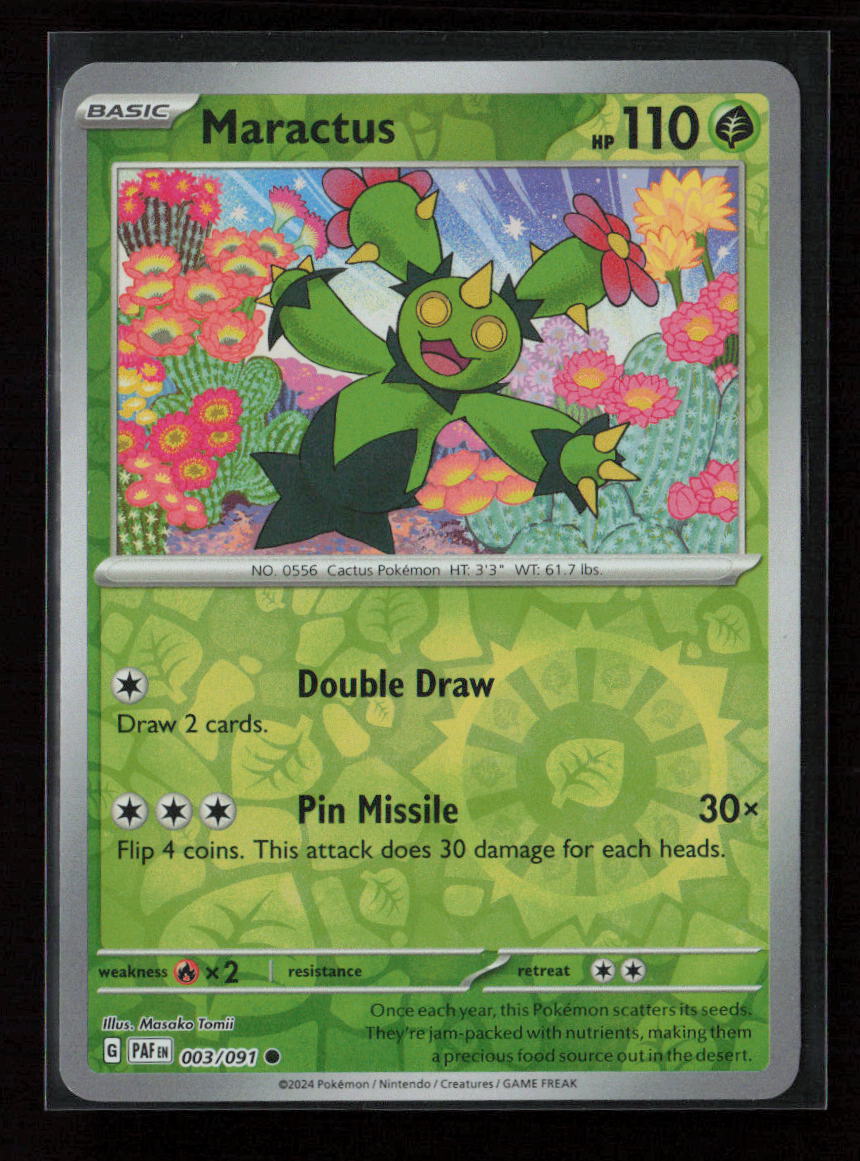 Maractus Common SV: Paldean Fates 003/091 NM