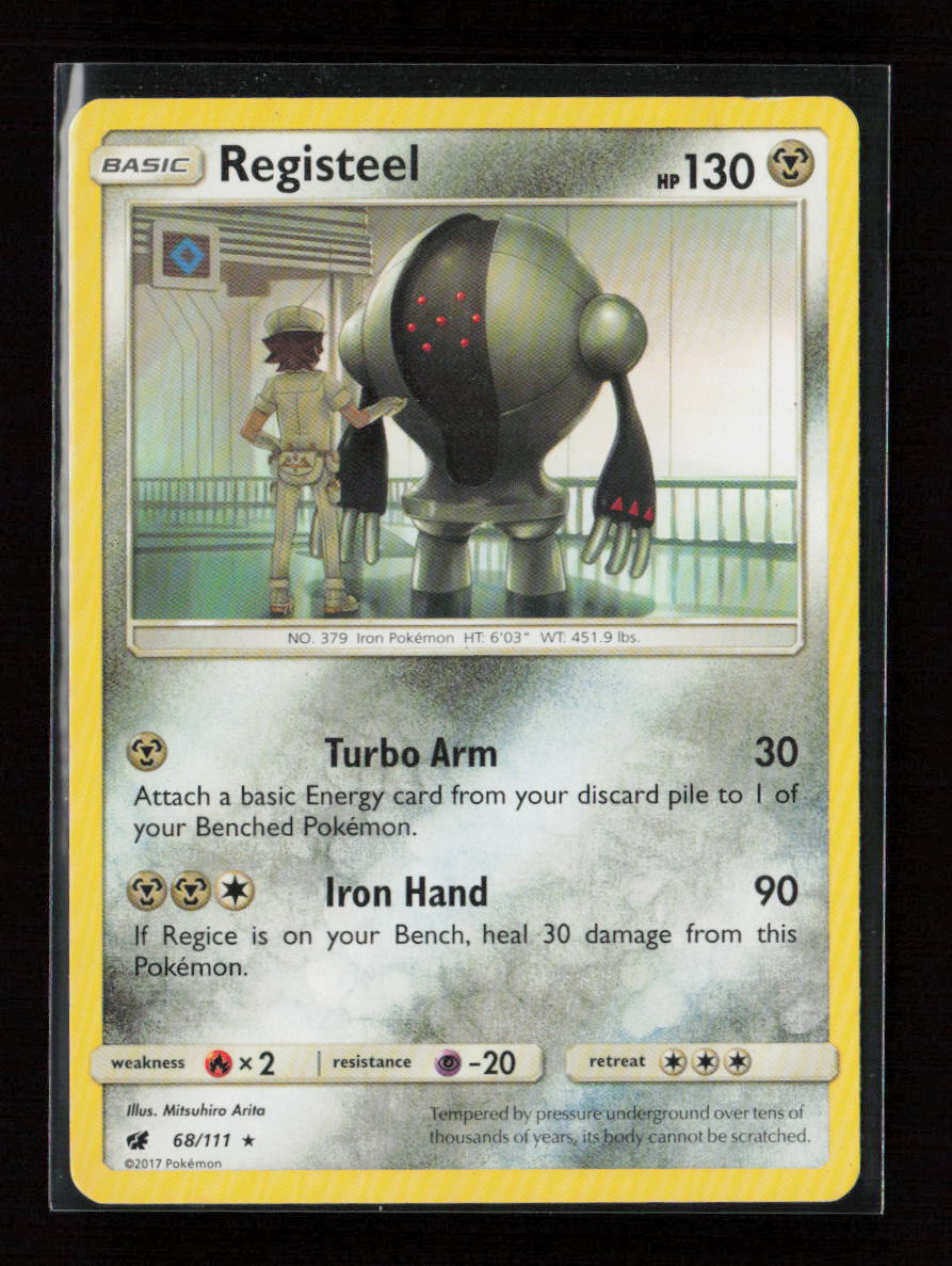 Registeel Rare SM - Crimson Invasion 68/111 MP