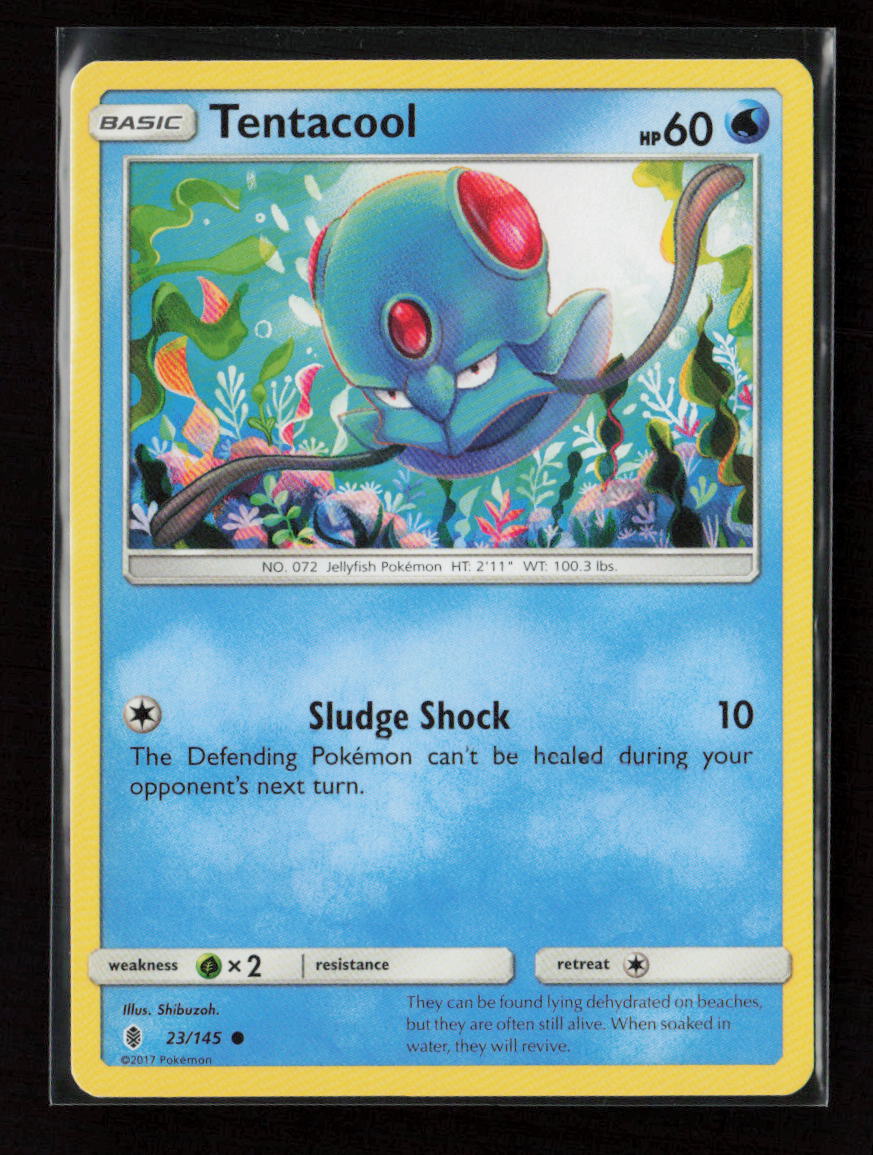 Tentacool Common SM - Guardians Rising 23/145 LP