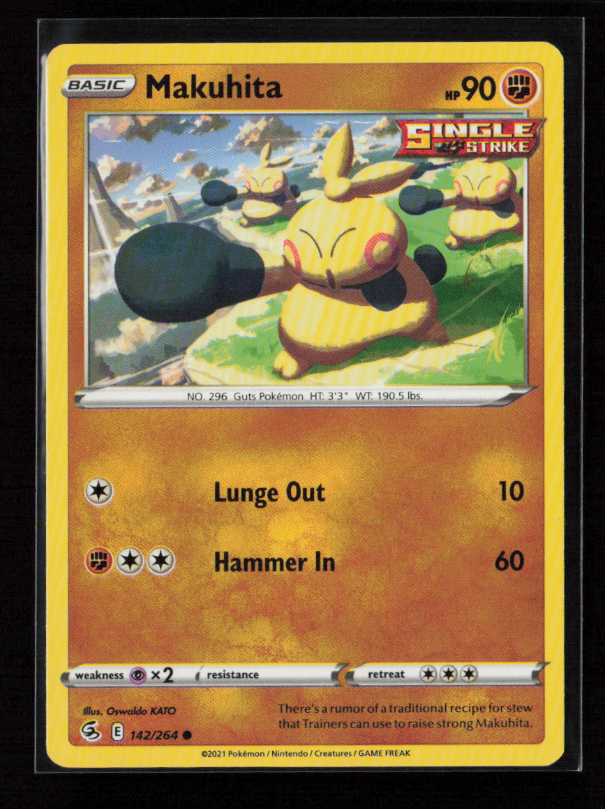 Makuhita Common SWSH08: Fusion Strike 142/264 NM