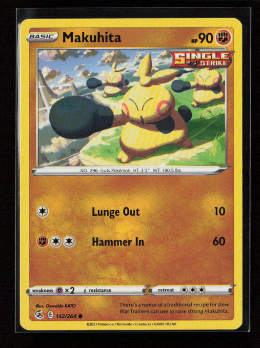 Makuhita Common SWSH08: Fusion Strike 142/264 NM