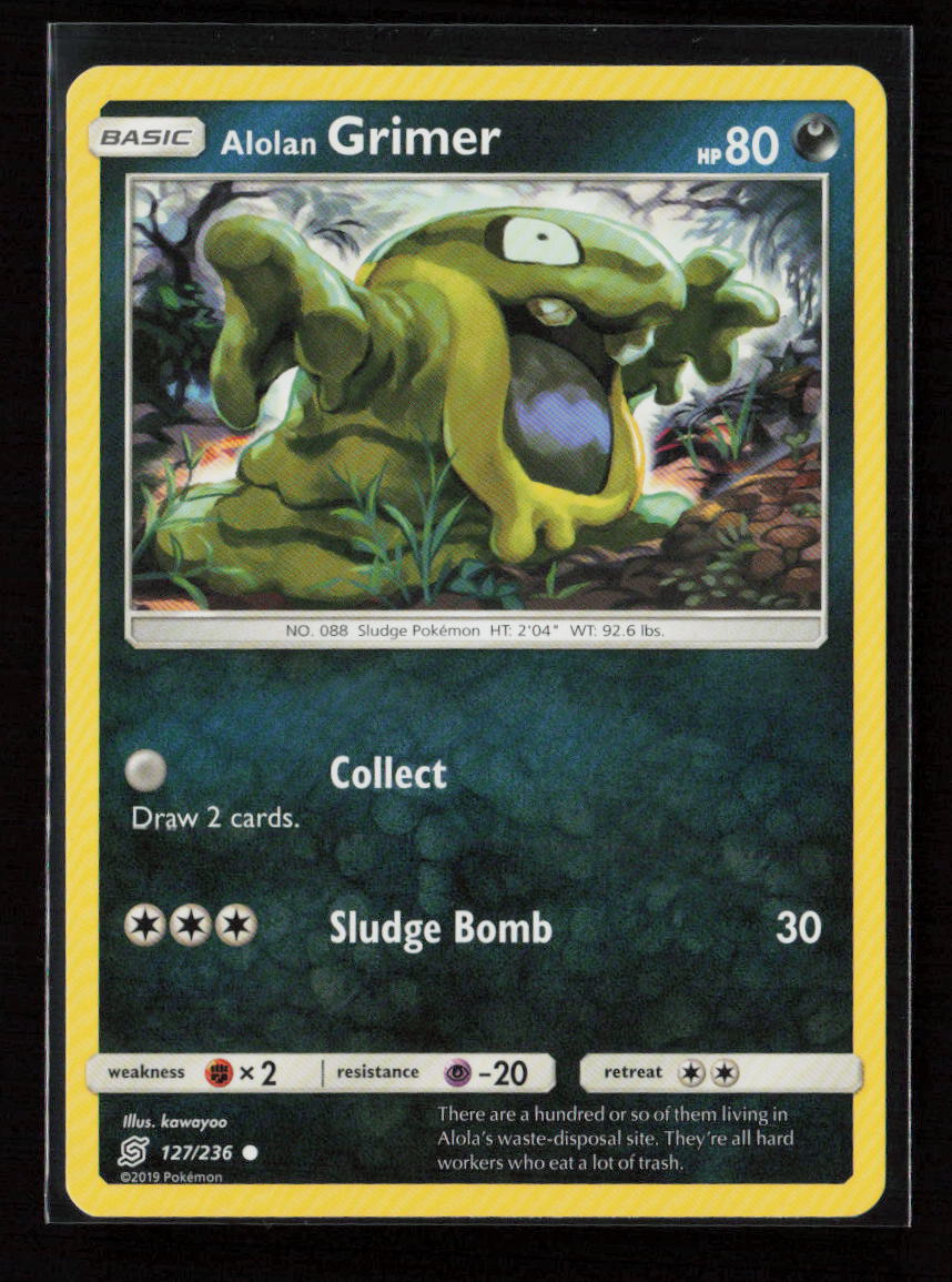 Alolan Grimer Common SM - Unified Minds 127/236 LP