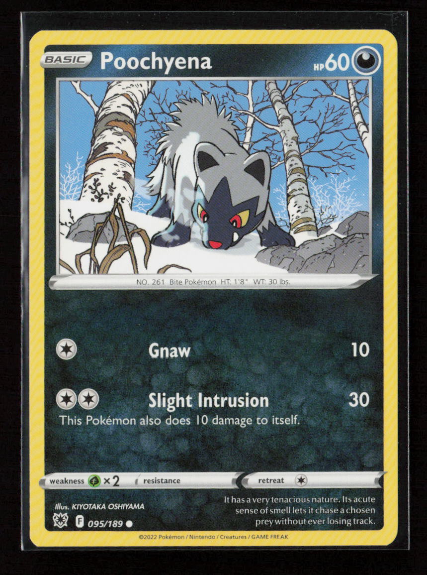 Poochyena Common SWSH10: Astral Radiance 095/189 LP