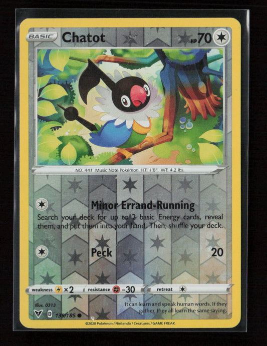 Chatot Common SWSH04: Vivid Voltage 139/185 NM