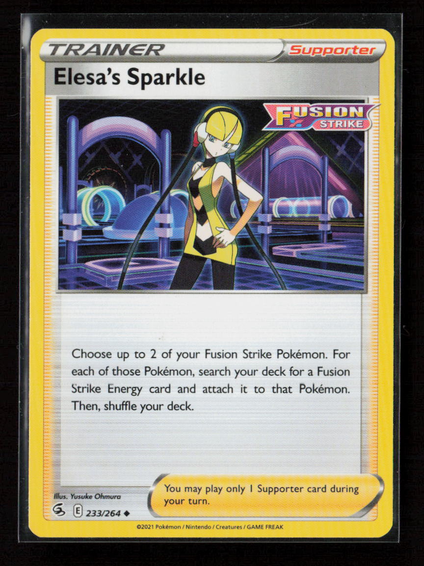 Elesa's Sparkle Uncommon SWSH08: Fusion Strike 233/264 LP