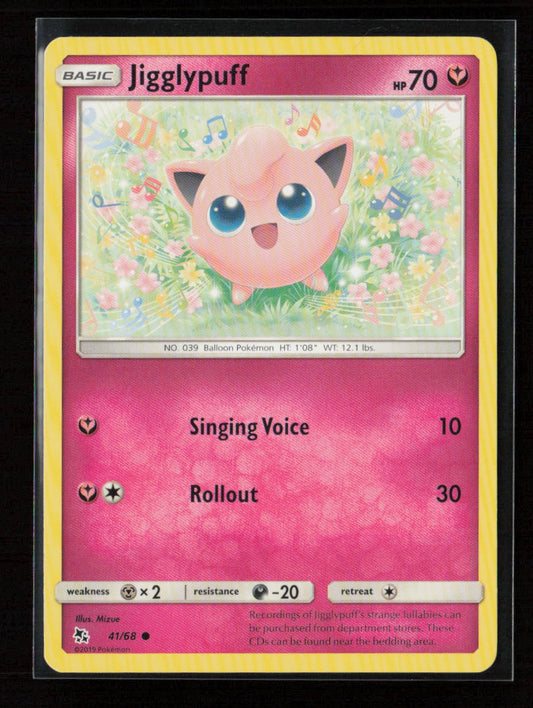 Jigglypuff Common Hidden Fates 41/68 NM