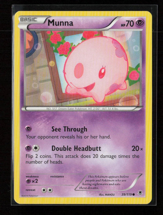 Munna Common XY - Phantom Forces 39/119 LP - Kang's Collectibles