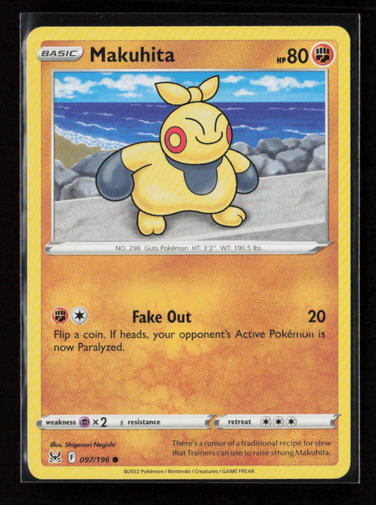Makuhita Common SWSH11: Lost Origin 097/196 NM