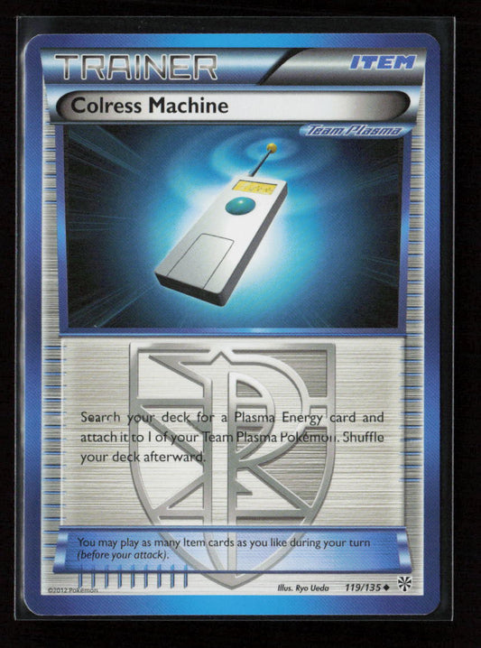 Colress Machine (Team Plasma) Uncommon Plasma Storm 119/135 NM