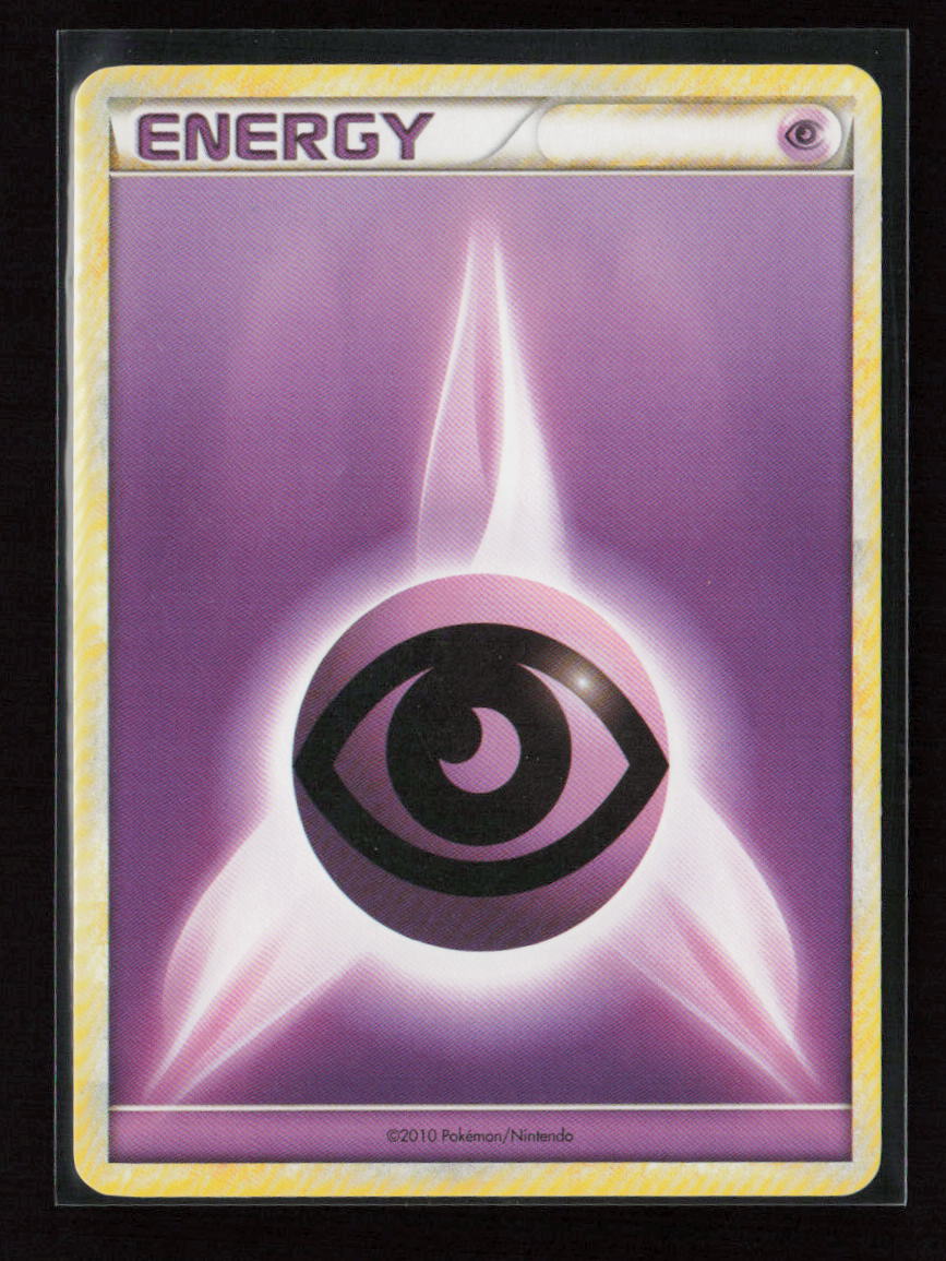 Psychic Energy (2010 Unnumbered HGSS Style Non-Holo) Promo League & Championship Cards MP