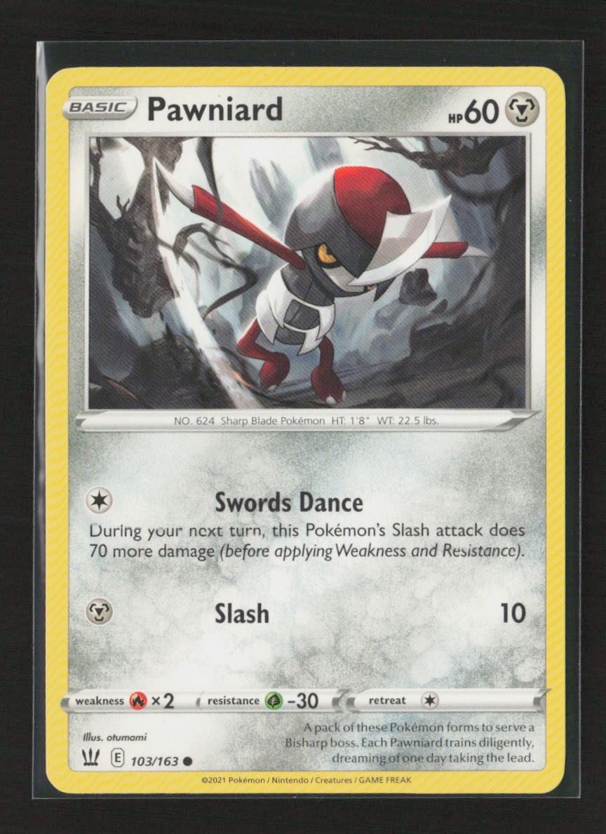 Pawniard Common SWSH05: Battle Styles 103/163 LP
