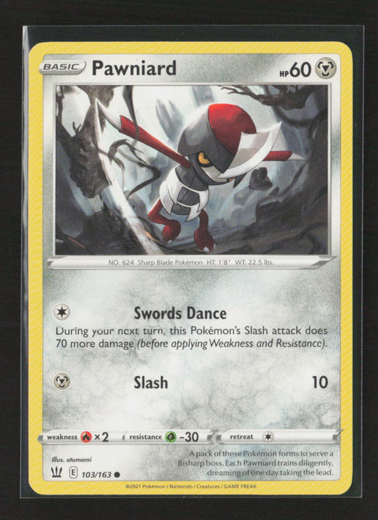 Pawniard Common SWSH05: Battle Styles 103/163 LP