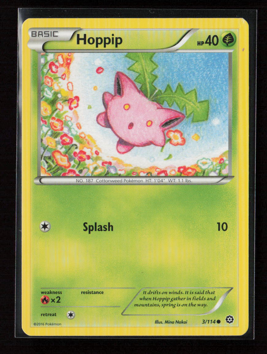 Hoppip Common XY - Steam Siege 3/114 MP