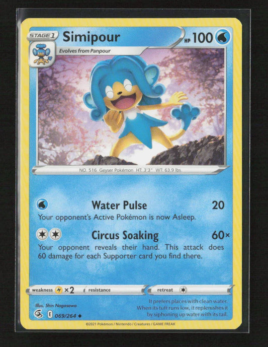 Simipour Uncommon SWSH08: Fusion Strike 069/264 NM - Kang's Collectibles