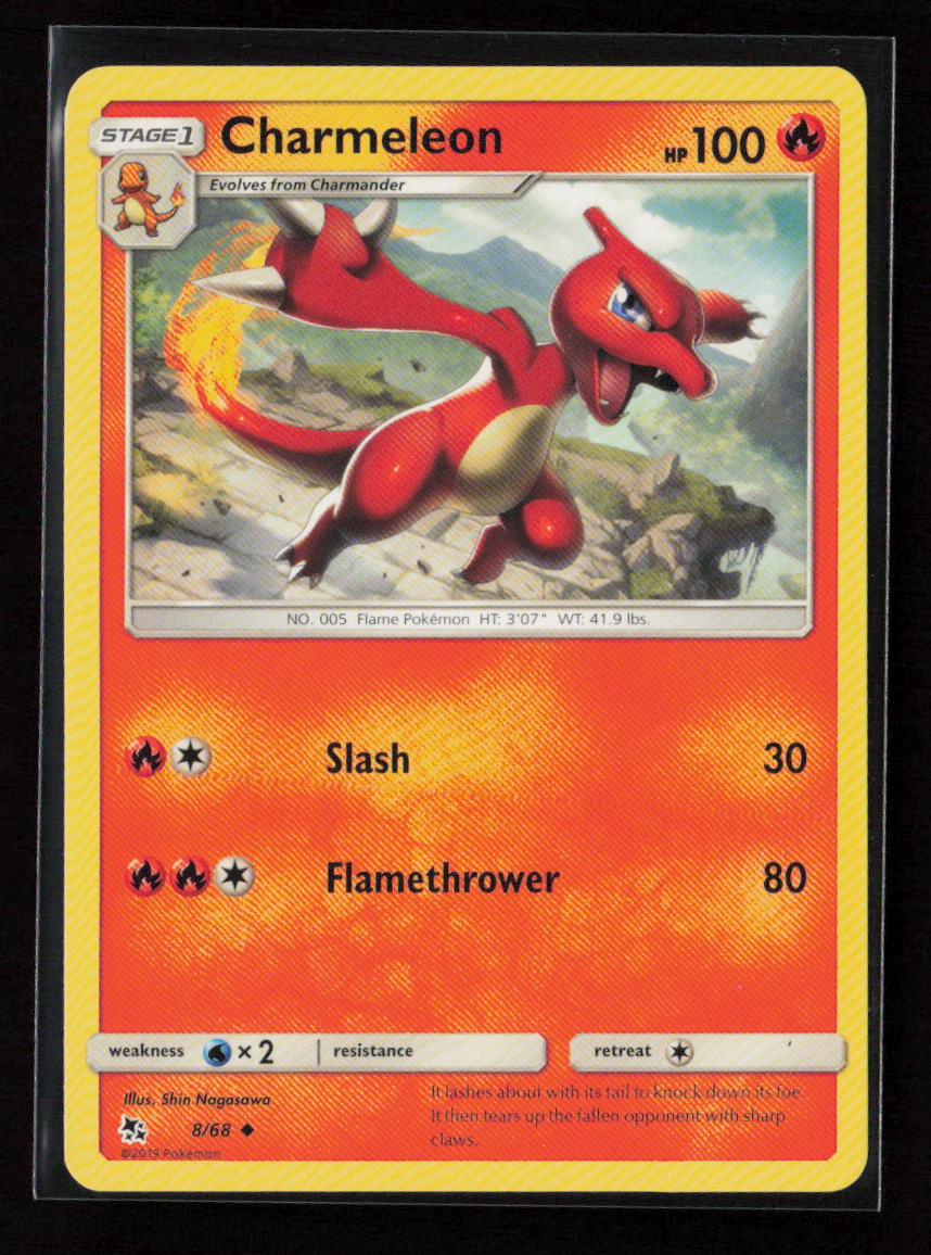 Charmeleon Uncommon Hidden Fates 8/68 LP