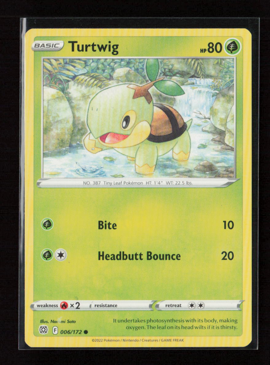 Turtwig Common SWSH09: Brilliant Stars 006/172 LP
