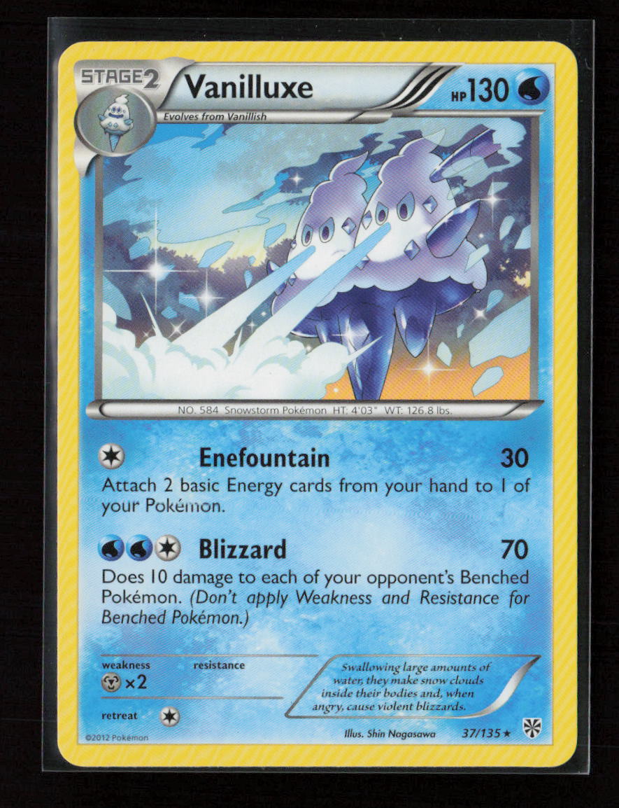 Vanilluxe Rare Plasma Storm 37/135 LP