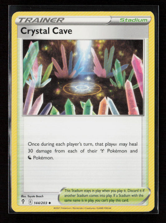 Crystal Cave Uncommon SWSH07: Evolving Skies 144/203 LP