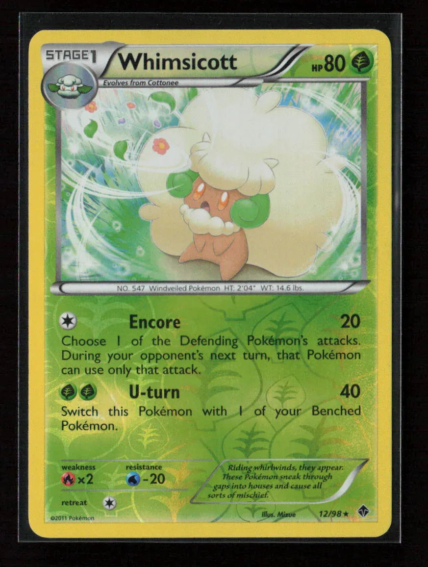Whimsicott (12) Rare Emerging Powers 12/98 LP - Kang's Collectibles