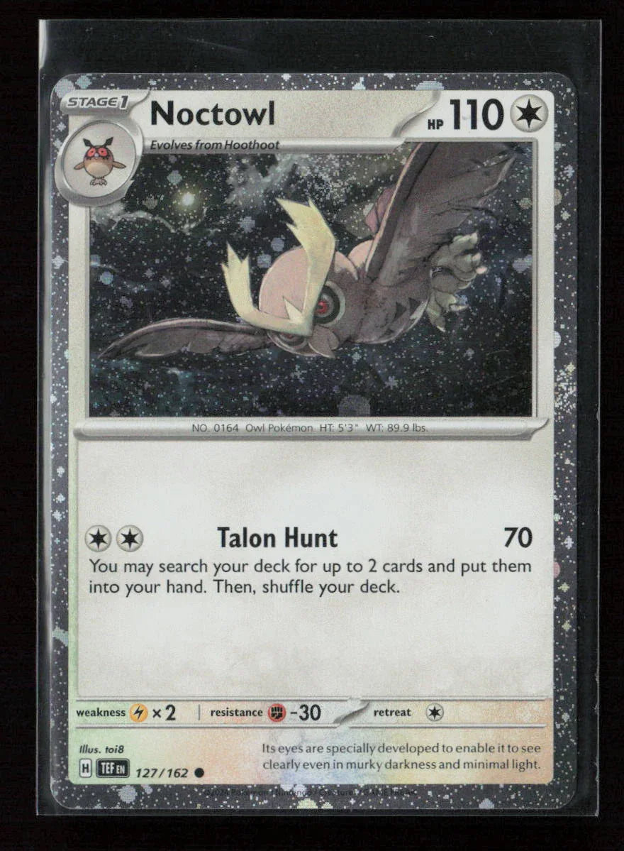 Noctowl - 127 (Cosmos Holo) Promo SV: Scarlet & Violet Promo Cards 127/162 NM - Kang's Collectibles