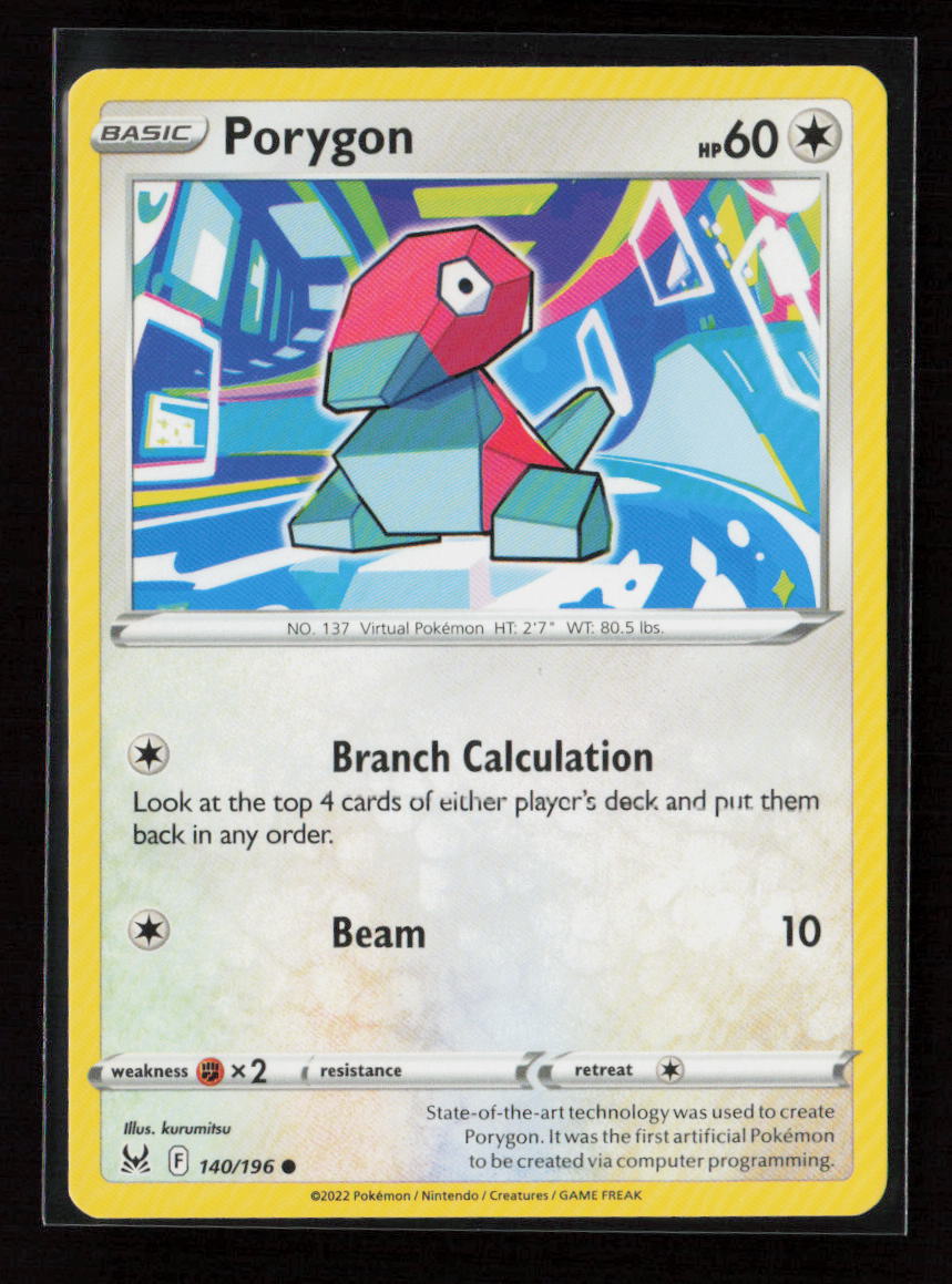 Porygon Common SWSH11: Lost Origin 140/196 LP